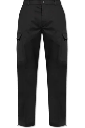 Moncler Straight Trousers, male, , Size: 2XL Pants with Pockets