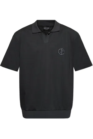 Giorgio Armani Polo Shirts, male, , Size: XL Polo with logo