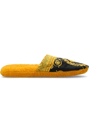 VERSACE Slippers, male, , Size: S Cotton slippers