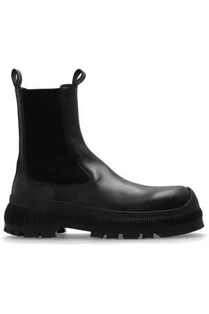 Jil Sander Chelsea Boots, male, , Size: 7 US Chelsea Boots with Logo