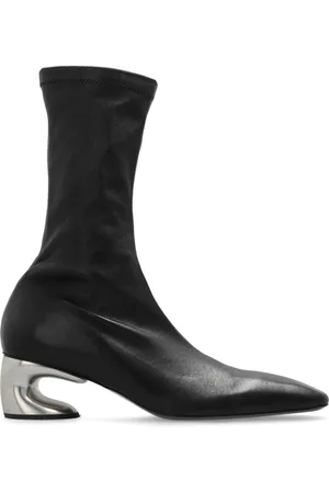 Jil Sander Heeled Boots, female, , Size: 10 US Leather Ankle Boots