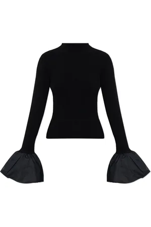 ROTATE Blouses, female, , Size: M Top with Flared Sleeves