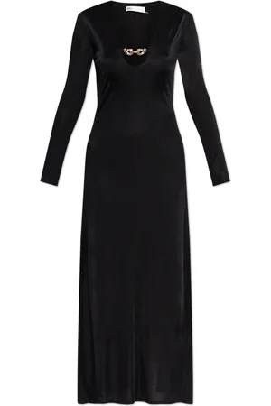 Tory Burch Maxi Dresses, female, , Size: 2XS Dress with decorative appliqué
