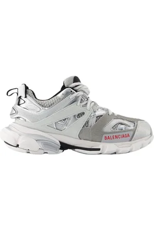 Balenciaga Sneakers, female, , Size: 5 US Silver Track Sneakers Synthetic Shoes