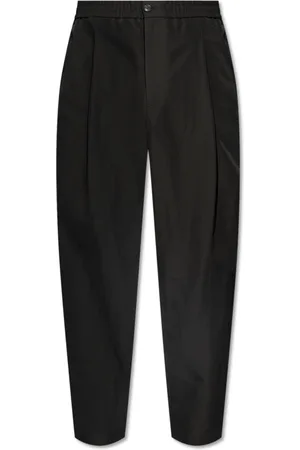 Giorgio Armani Wide Trousers, male, , Size: L Wide-leg trousers