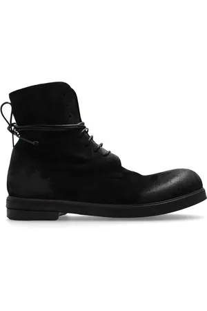 MARSÈLL Lace-up Boots, male, , Size: 7 US Zucca Zeppa leather ankle boots
