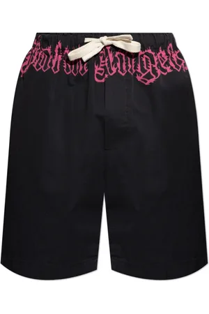 Palm Angels Casual Shorts, male, , Size: L Logo Shorts