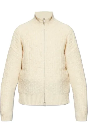 Jil Sander Cardigans, male, , Size: L Cardigan with Stand-up Collar