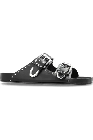IRO Sliders, female, , Size: 11 US Leather Slides Billie