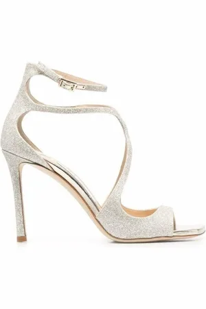 Jimmy Choo High Heel Sandals, female, , Size: 11 US Azia 95 Glitter Sandals