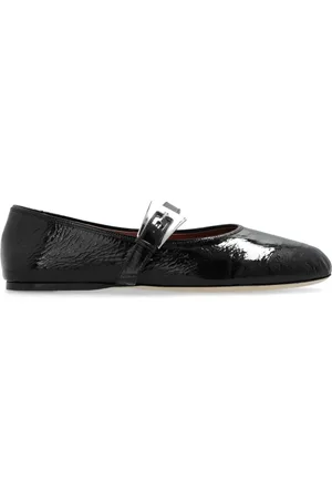 PARIS TEXAS Ballerinas, female, , Size: 6 US Patent Leather `Eva` Ballet Flats