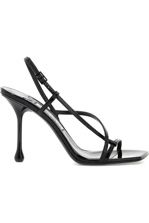 Jimmy Choo High Heel Sandals, female, , Size: 9 1/2 US Patent Leather Criss-Cross Sandals