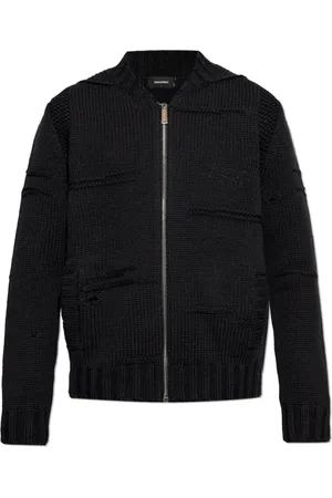 Dsquared2 Cardigans, male, , Size: 2XL Wool Cardigan