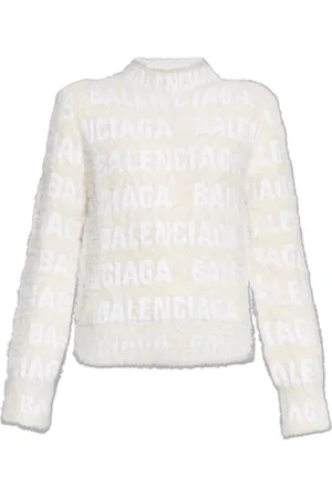 Balenciaga Turtlenecks, female, , Size: M Monogram Sweater