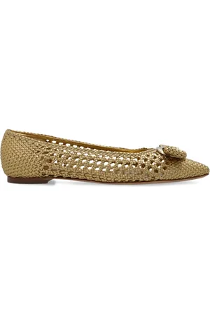 Salvatore Ferragamo Ballerinas, female, , Size: 6 1/2 US Ballet Flats Zea
