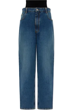 Alaïa Straight Jeans, female, , Size: M High-waisted jeans
