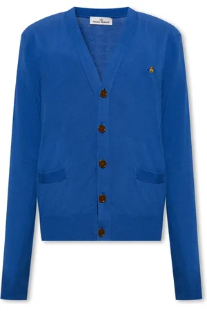 Vivienne Westwood Cardigans, male, , Size: L Cardigan with logo