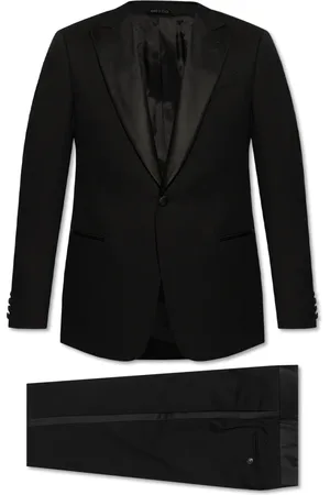 Giorgio Armani Single Breasted Suits, male, , Size: 2XL Wool suit
