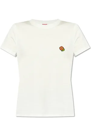 Kenzo T-Shirts, female, , Size: M T-shirt with Logo Patch