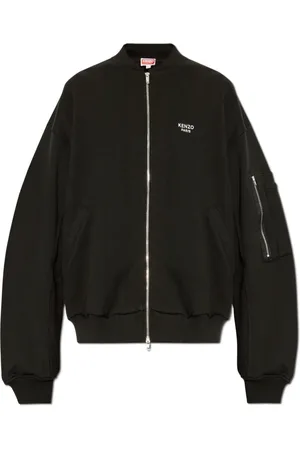 Kenzo Bomber Jackets, male, , Size: XL Sweatshirt with embroidered logo
