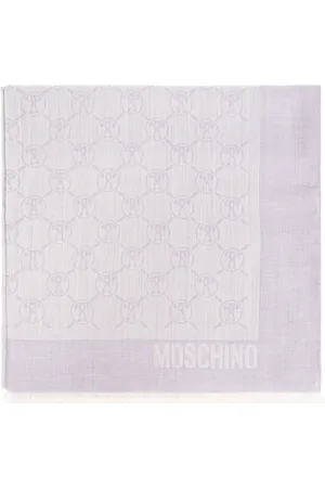 Moschino Scarves, unisex, , Size: ONE SIZE Scarf with lurex thread