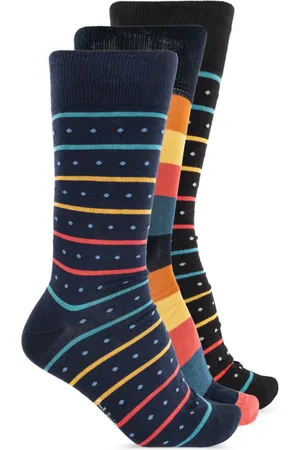 Paul Smith Socks, male, , Size: ONE SIZE Three-pack of Cotton Socks
