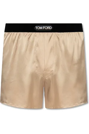 Tom Ford Bottoms, male, , Size: XS Silk Boxers with Logo