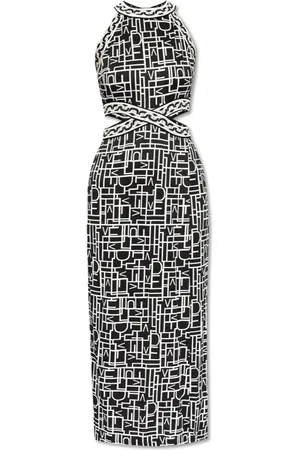 Diane von Furstenberg Maxi Dresses, female, , Size: 2XS Dress with Cutouts