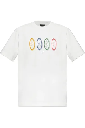Paul Smith T-Shirts, male, , Size: S Cotton T-shirt with Print