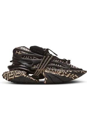 Balmain Sneakers, male, , Size: 6 US Neoprene and leather Unicorn low-top sneakers