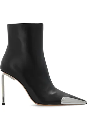 OFF-WHITE Heeled Boots, female, , Size: 7 US Allen Heeled Ankle Boots