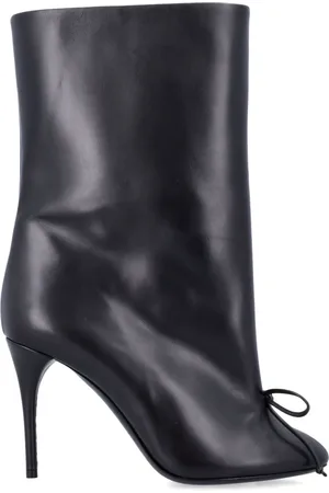 Alaïa Heeled Boots, female, , Size: 6 US Bow Ankle Boots Elegant Style