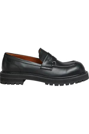 Marni Loafers, male, , Size: 10 US Leather chunky loafer with piercings