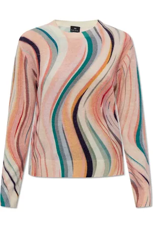 Paul Smith Round-neck Knitwear, female, , Size: L Patterned Sweater