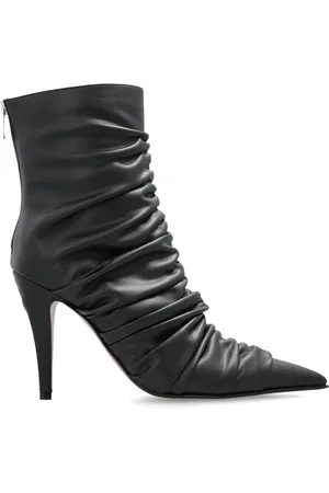 Alexander McQueen Heeled Boots, female, , Size: 7 US Leather ankle boots