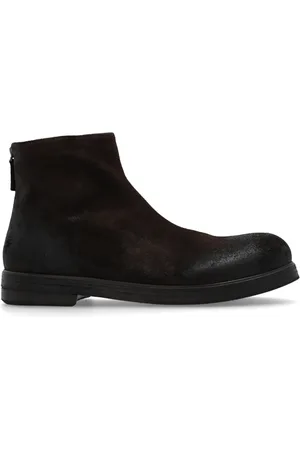 MARSÈLL Ankle Boots, male, , Size: 11 US Zucca Zeppa leather ankle boots