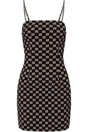 MISBHV Short Dresses, female, , Size: 2XS Monogram dress with straps