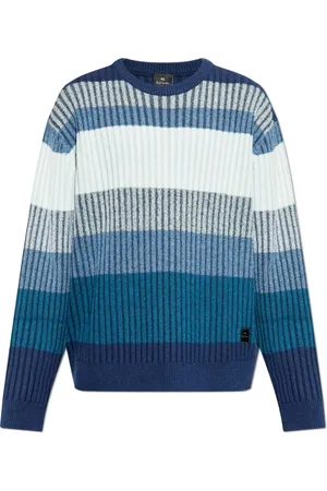 Paul Smith Round-neck Knitwear, male, , Size: XL Ribbed Sweater
