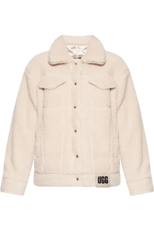 UGG Faux Fur & Shearling Jackets, female, , Size: XS Frankie Sherpa Trucker Jacket