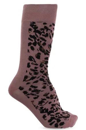 Paul Smith Socks, male, , Size: ONE SIZE Cotton socks with animal motif