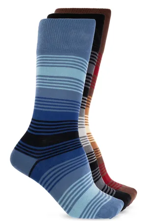 Paul Smith Socks, male, , Size: ONE SIZE Three-pack of Cotton Socks