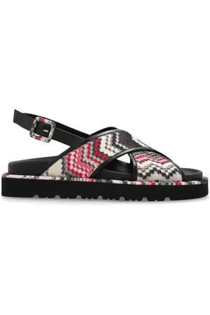 Missoni Flat Sandals, female, , Size: 6 US Patterned sandals