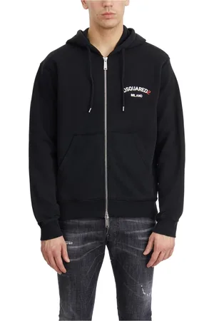Dsquared2 Zip-throughs, male, , Size: M Hooded Zip-Up Sweater