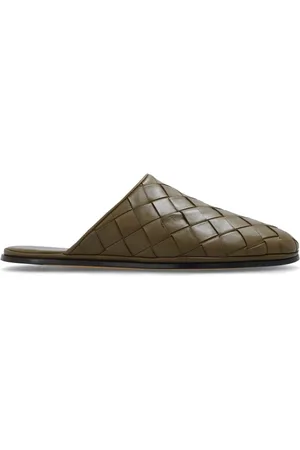 Bottega Veneta Mules, male, , Size: 8 1/2 US Sunday Leather Slides