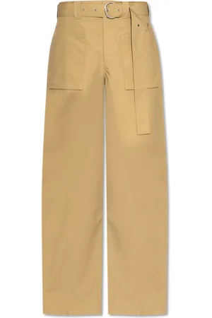 Jil Sander Straight Trousers, male, , Size: L Trousers with logo