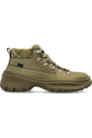 Burberry Lace-up Boots, male, , Size: 7 US Lace-up Ankle Boots Scoot
