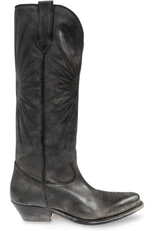 Golden Goose Cowboy Boots, female, , Size: 6 US Leather Cowboy Boots