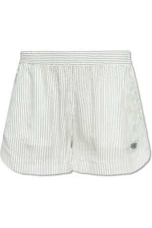Stella McCartney Short Shorts, female, , Size: 2XS Striped Silk Shorts