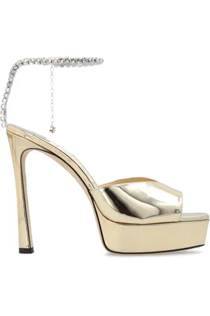 Jimmy Choo High Heel Sandals, female, , Size: 10 US Saeda Platform Sandals