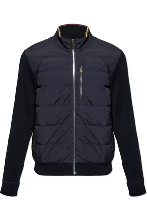 Paul Smith Cardigans, male, , Size: XL Cardigan with Quilted Front
